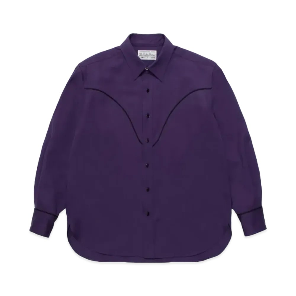 WACKO MARIA WESTERN SHIRT "Purple"