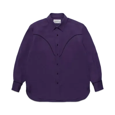 WACKO MARIA WESTERN SHIRT "Purple"