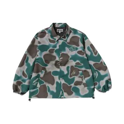 A BATHING APE Bape Sta Coach Jacket "Olive"