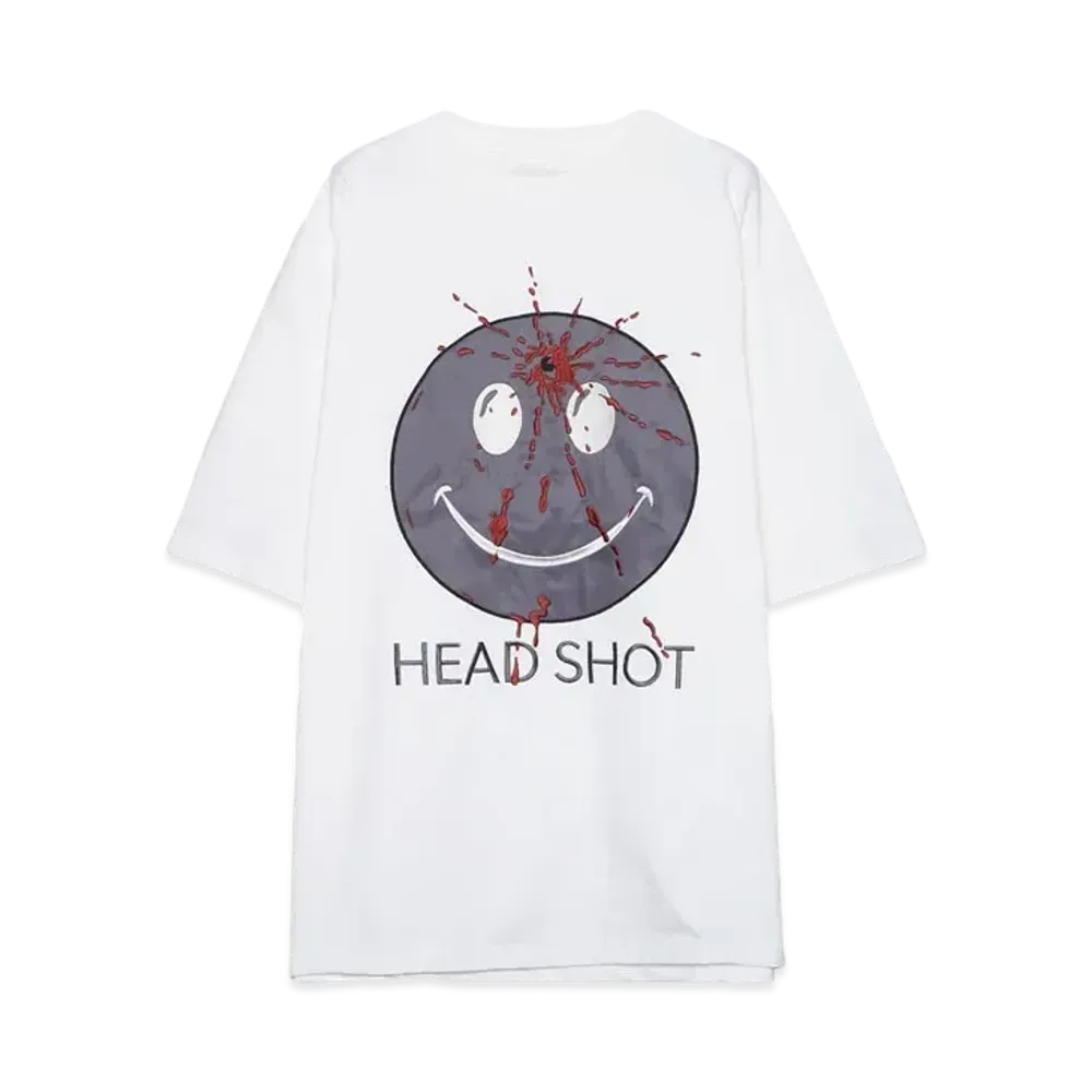 MAYO HEAD SHOT Embroidery short Sleeve Tee "WHITE"