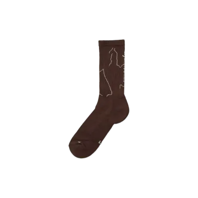 Goldwin x Same Paper Anywhere Office Socks (Unisex) "Brown"