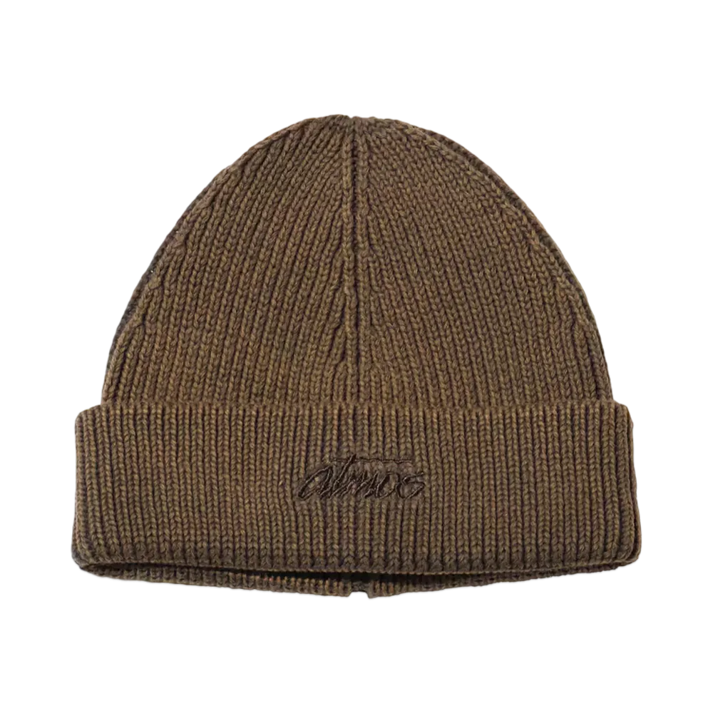 atmos Pigment Knit Cap "Khaki"