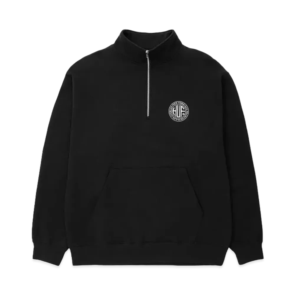 HUF Regional Half Zip Fleece "Black"