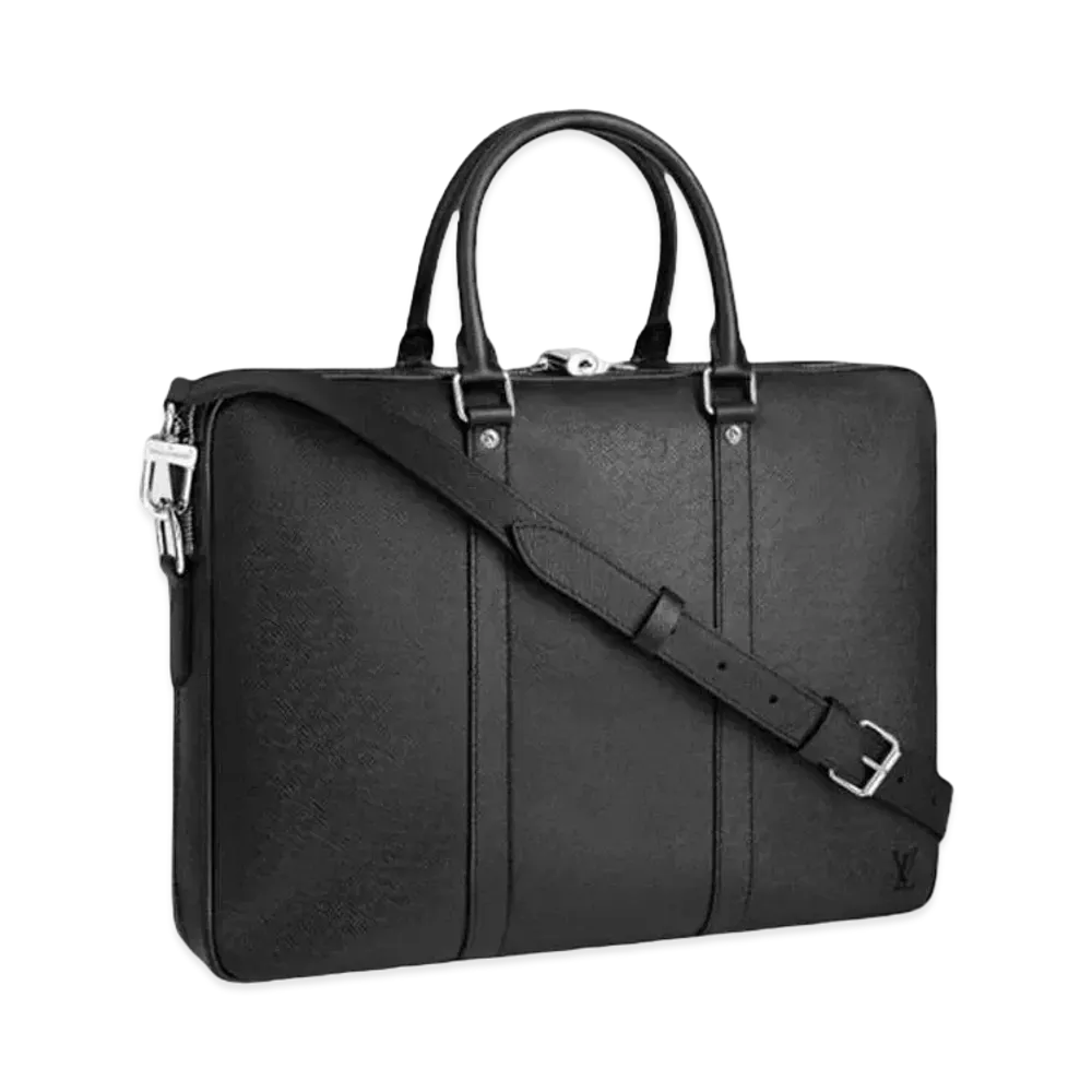 Louis Vuitton Porte Documents Voyage PM Taiga "Noir"