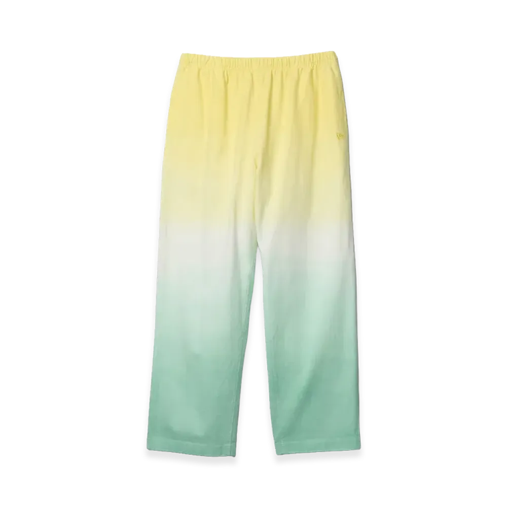 NEW ERA French Terry Mellow Sweatpants Black Label SS26 "Yellow/Light Green"