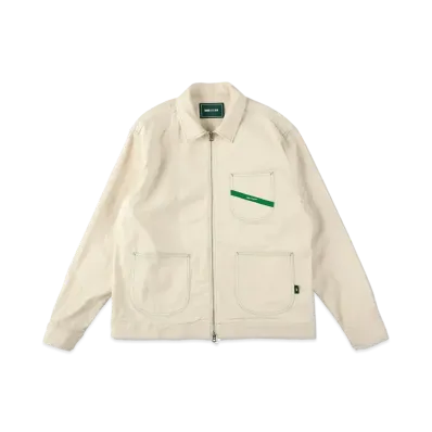 WIND AND SEA Organic Cotton Denim Jacket "Natural"