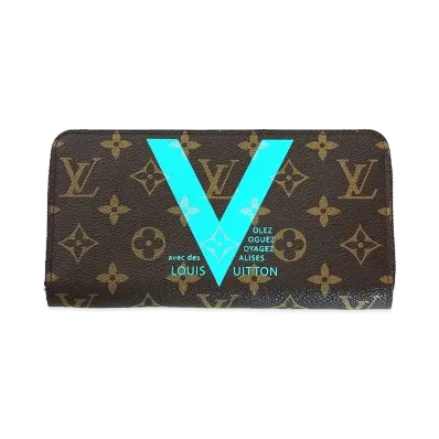 Louis Vuitton Zippy Wallet Monogram "Turquoise"