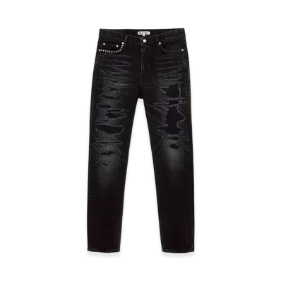 HYSTERIC GLAMOUR x GDC Crash & Repair Denim "Black"