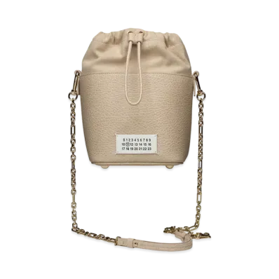 Maison Margiela 5AC Bucket Bag Small "Almond"