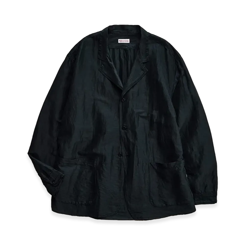 NICENESS D.Maureen Linen Silk Country Coverall "Dark Green"