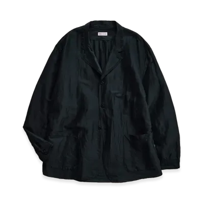 NICENESS D.Maureen Linen Silk Country Coverall "Dark Green"
