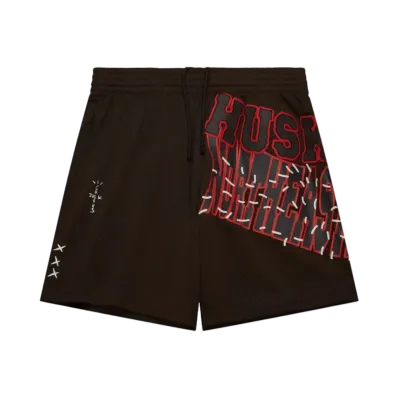 Travis Scott x M&N x Northeastern University Shorts "Brown"