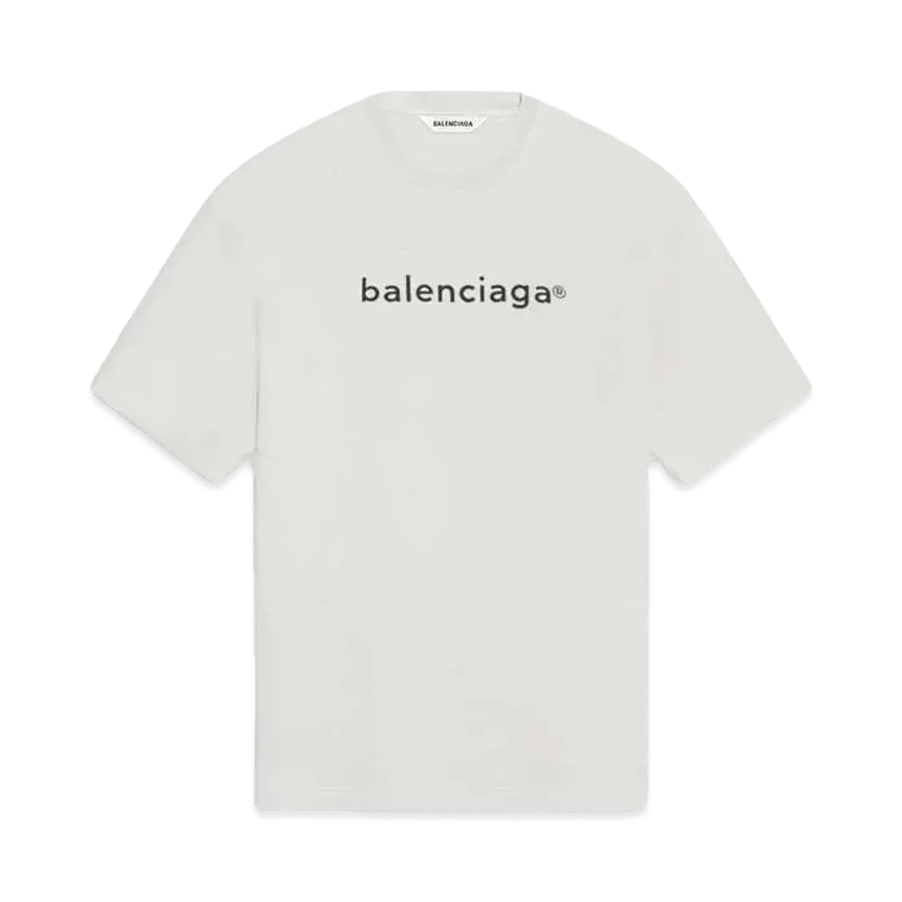 BALENCIAGA New Copyright Medium Fit T-shrit "Grey"