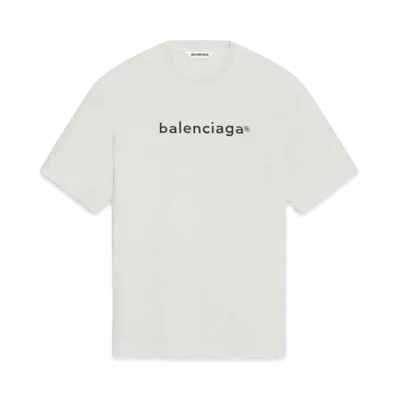BALENCIAGA New Copyright Medium Fit T-shrit "Grey"