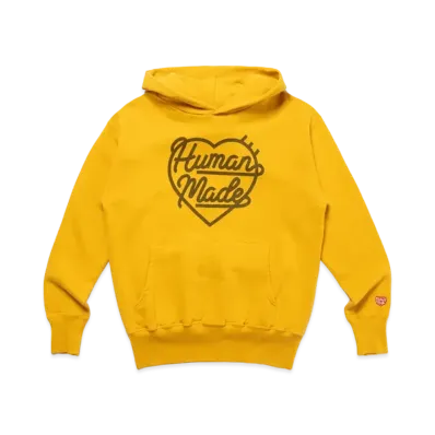HUMAN MADE Heart Tsuriami Hoodie "Yellow"