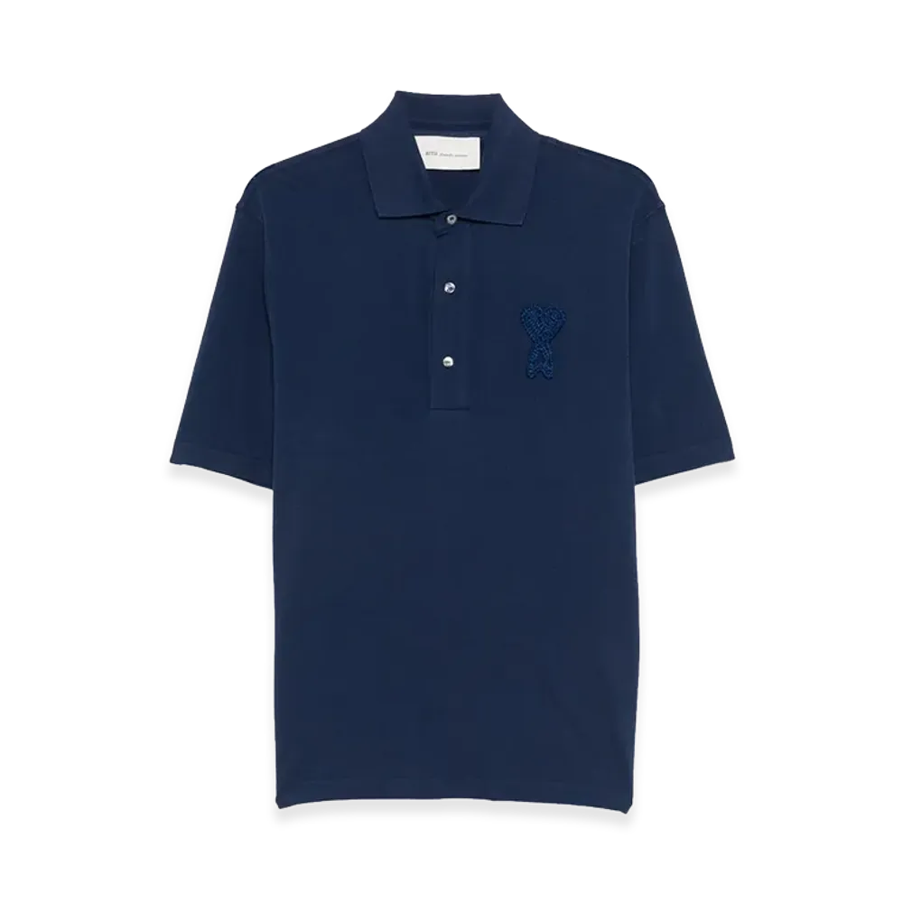 AMI PARIS Women's Polo Shirt "Blue"