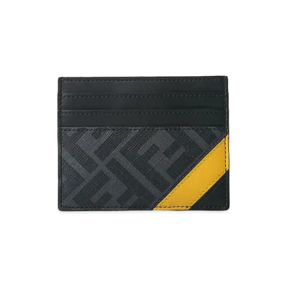 FENDI Fabric Card Case "Gray"