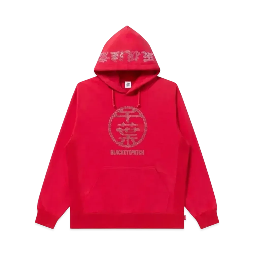 Blackeyepatch Yuki Chiba Star Rhinestone HWC Hoodie "Red"