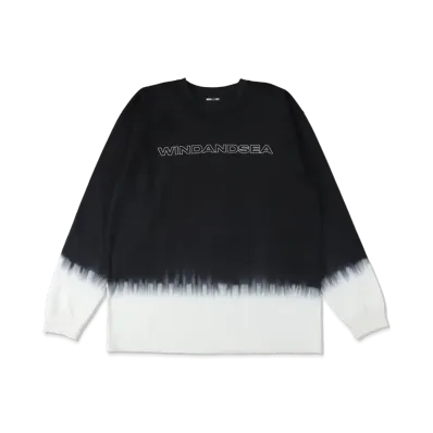 WIND AND SEA Tie Dye L/S Tee "Black"
