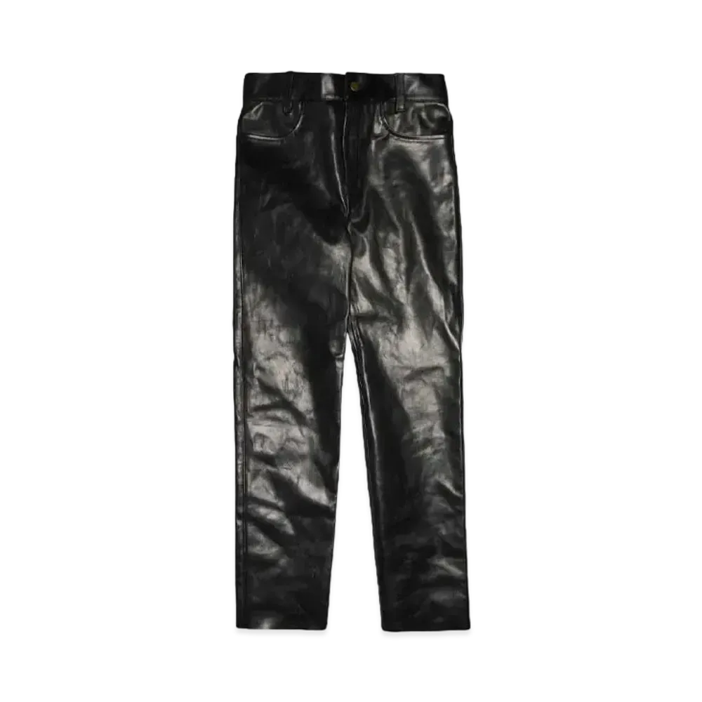 MASSES LEATHER PANTS VINTAGE W "BLACK"