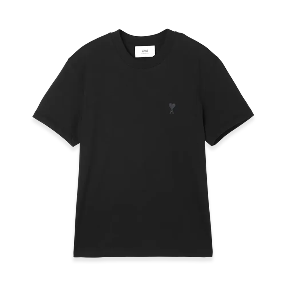 AMI PARIS Tonal ADC T-Shirt "Black"