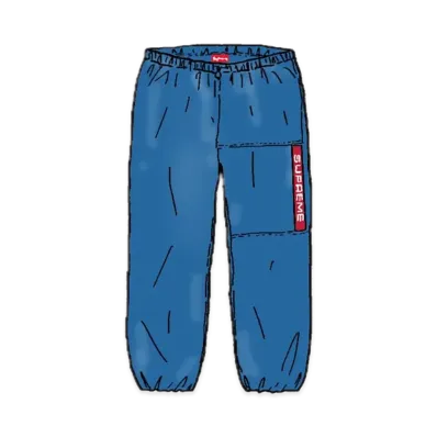 Supreme Heavy Nylon Pant "Blue"