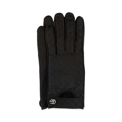 GUCCI Women's Leather Gloves "Black"