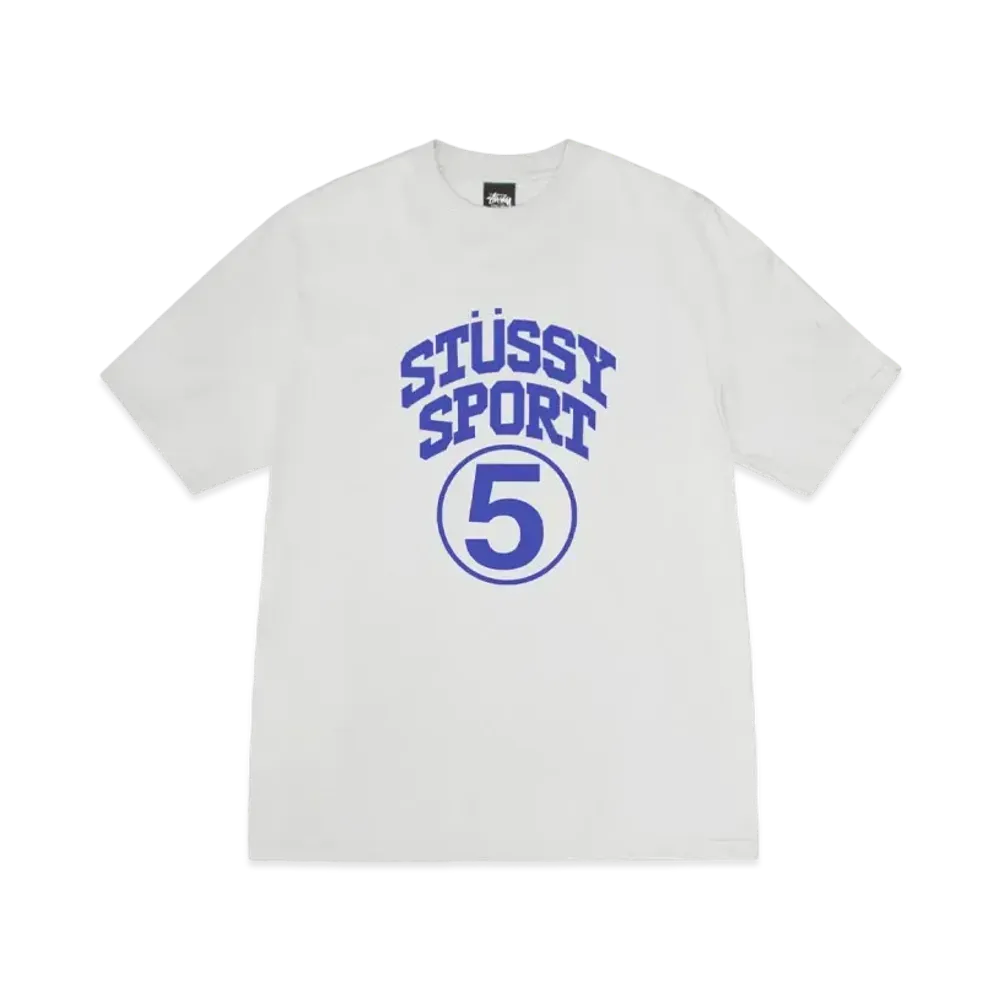 Stussy 5 Sport Tee "Fog"