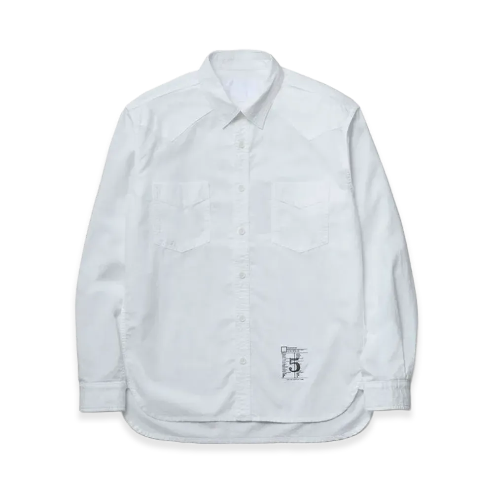 NEIGHBORHOOD BW. Western Shirt LS "White"