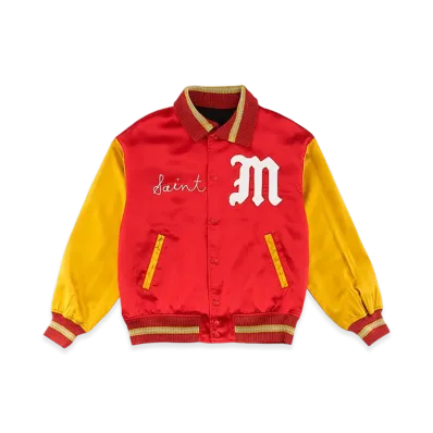 Saint Mxxxxxx Varsity Jacket Saint "Red"