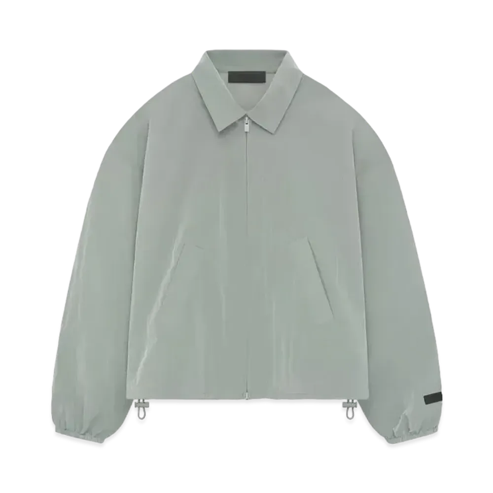 FEAR OF GOD ESSENTIALS Women's Crinkle Nylon Shell Bomber "Seal"