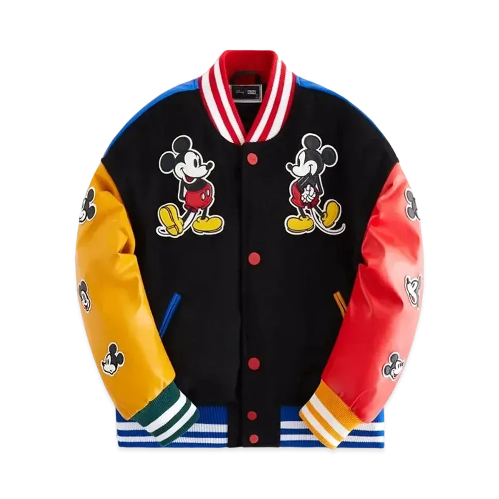 Disney | Kith Kids for Mickey & Friends Wool Varsity Jacket "Black"