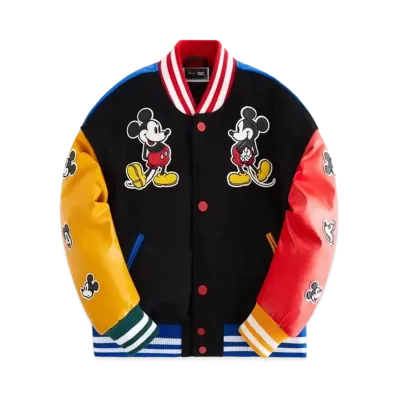 Disney | Kith Kids for Mickey & Friends Wool Varsity Jacket "Black"