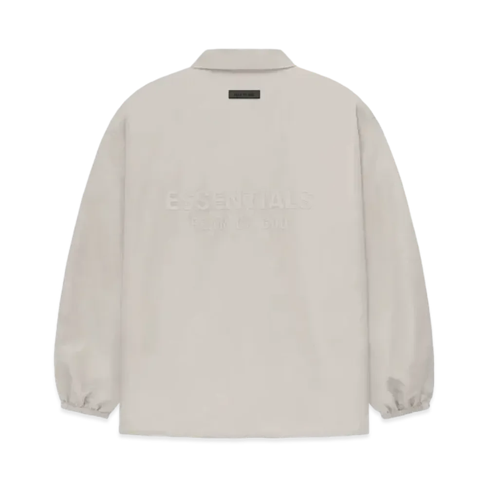 FEAR OF GOD ESSENTIALS Coaches Jacket "Silver Cloud"