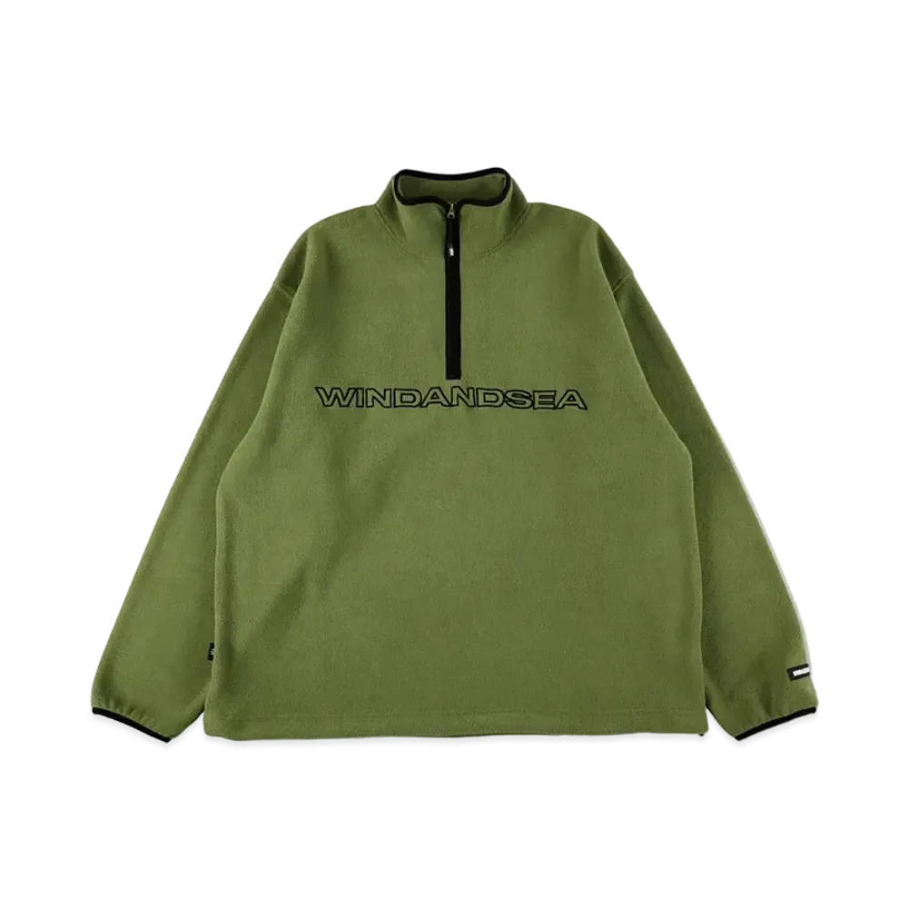 WIND AND SEA Freeze Half Zip Pullover "Khaki"