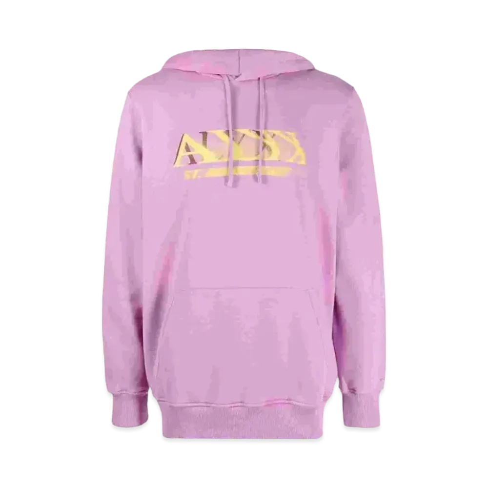 1017 ALYX 9SM Logo-Print Drawstring Hoodie "Pink"