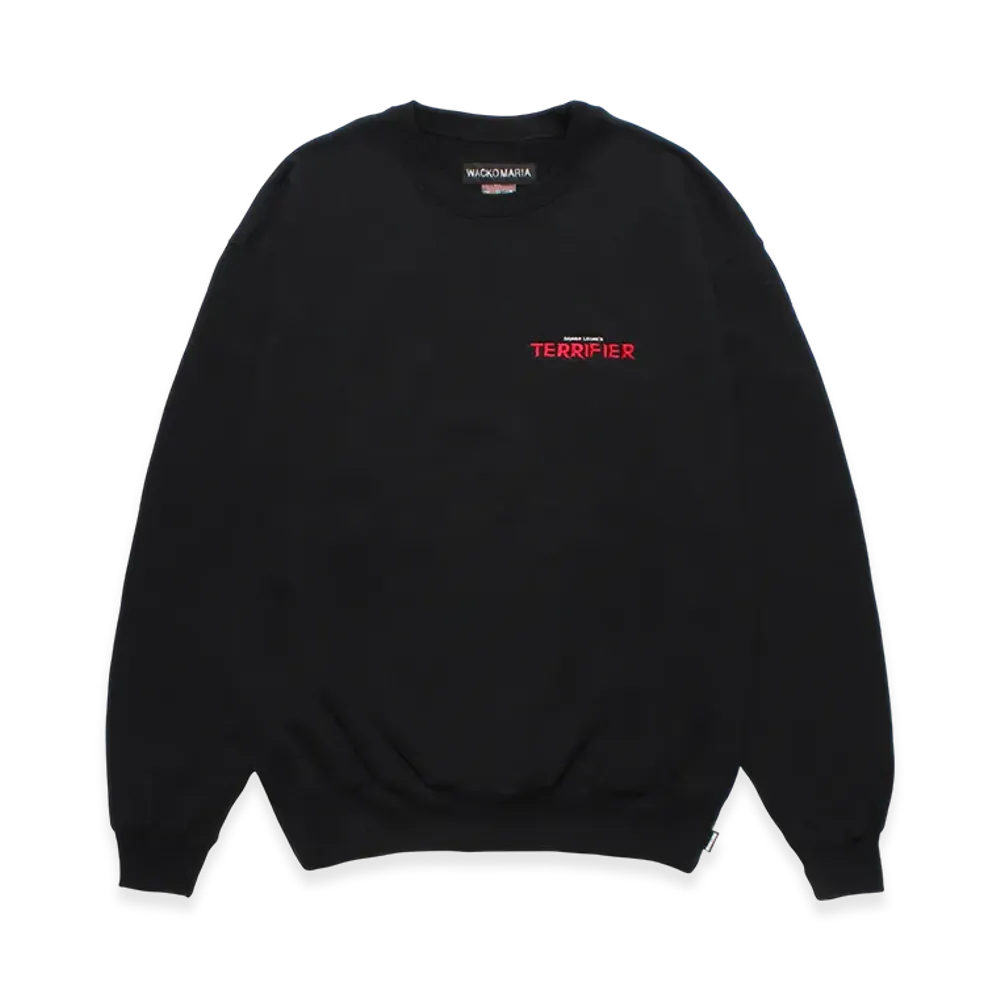 WACKO MARIA x Terrifier Heavy Weight Sweat Shirt "Black"