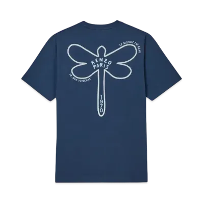 KENZO 'Dragonfly' Embroidery T-shirt "Midnight Blue"