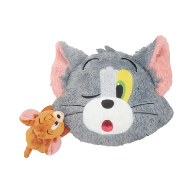 BANDAI "Ichiban Kuji" -Tom and Jerry Yummy Funny House!- Last One Prize TOM and JERRY Jump on Plush Last One ver.