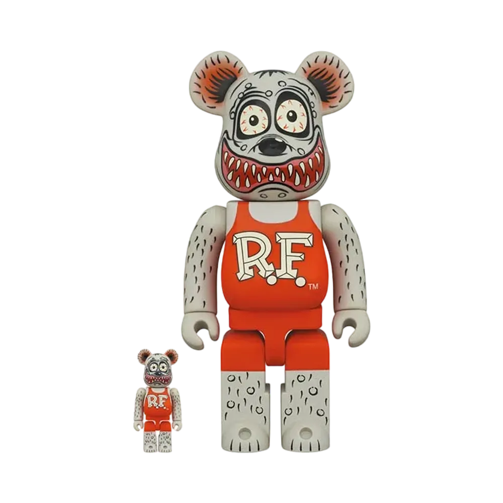 Bearbrick RAT FINK GRAY Ver.100% & 400%