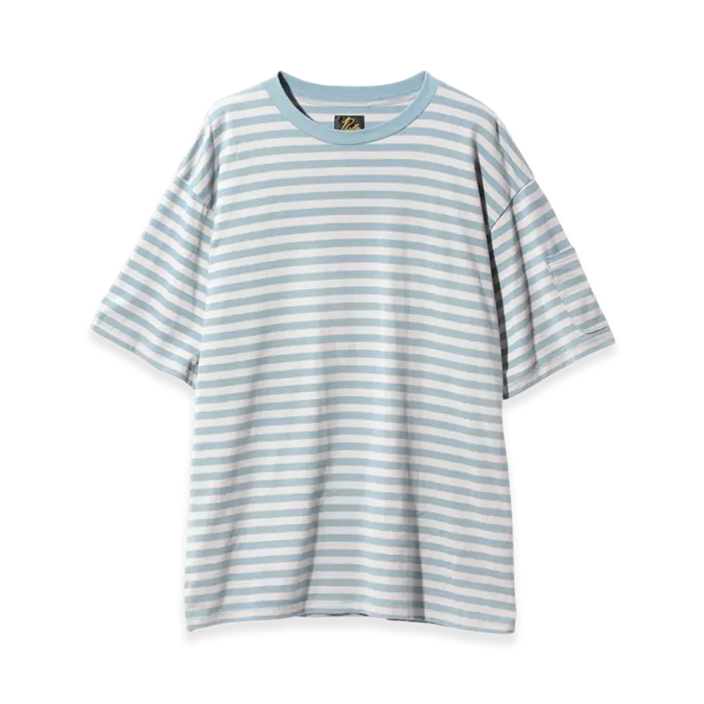 NEEDLES S/S Crewneck T-Shirt "Blue Grey"