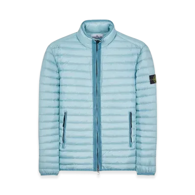 Stone Island 42324 Packable Loom Woven Chambers R-Nylon Down-TC Jacket - 23FW "Sky Blue"