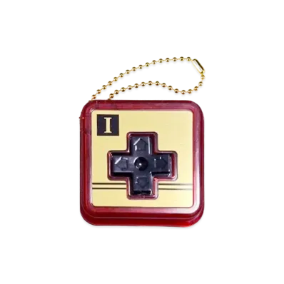 Nintendo Capsule Toy Controller Button Collection Vol.1 "Family Computer a D-pad Clear Color"