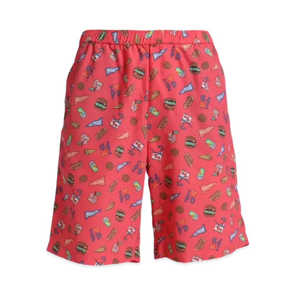 FIRST DOWN COZY SHORTS "NY Foods"