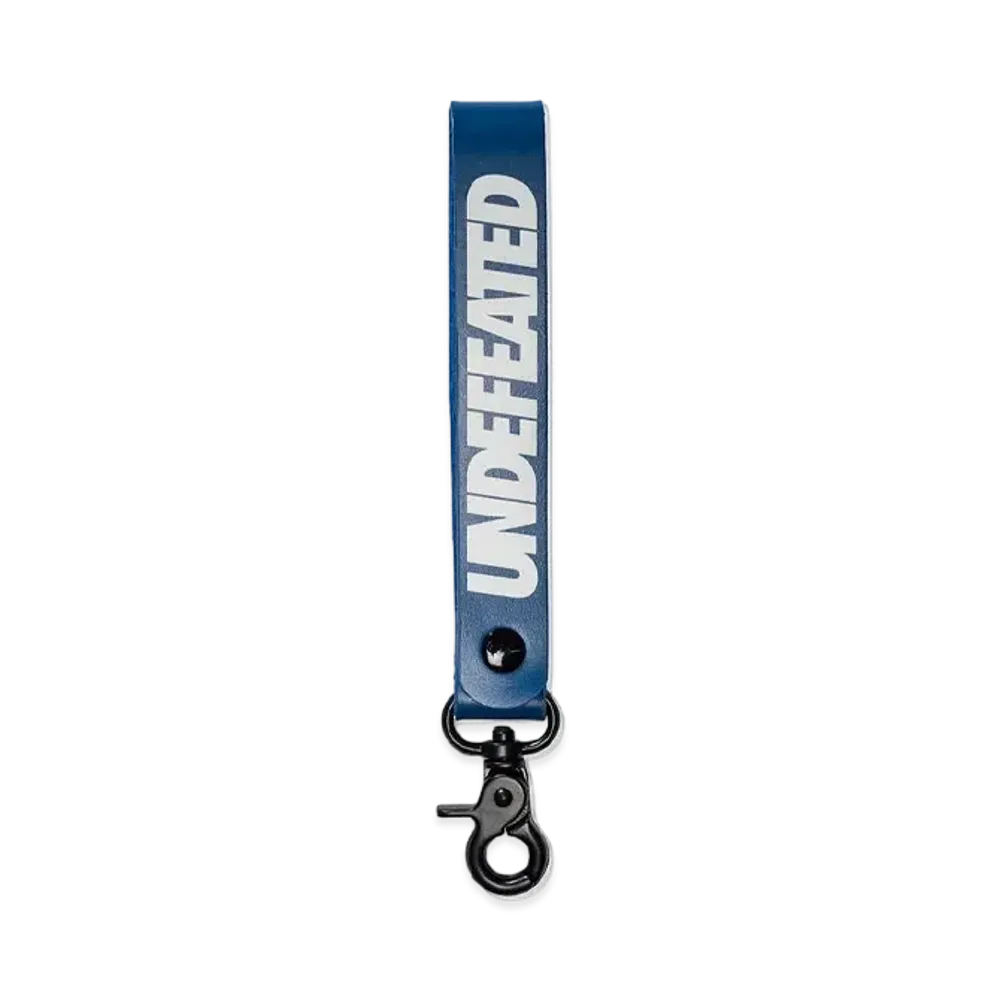 UNDEFEATED Logo Strap Keychain - 02214 "Blue"