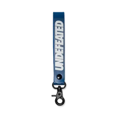 UNDEFEATED Logo Strap Keychain - 02214 "Blue"