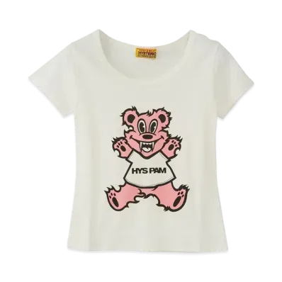 P.A.M. x HYSTERIC GLAMOUR Firebear Mini Tee "White"