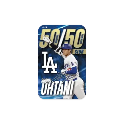 MLB Los Angeles Dodgers Shohei Ohtani 50-50 Sign 11x17