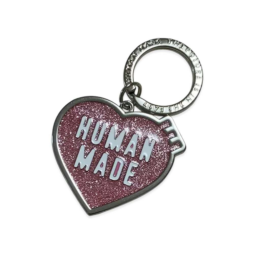HUMAN MADE Harajuku Exclusive Heart Keyring "Pink"