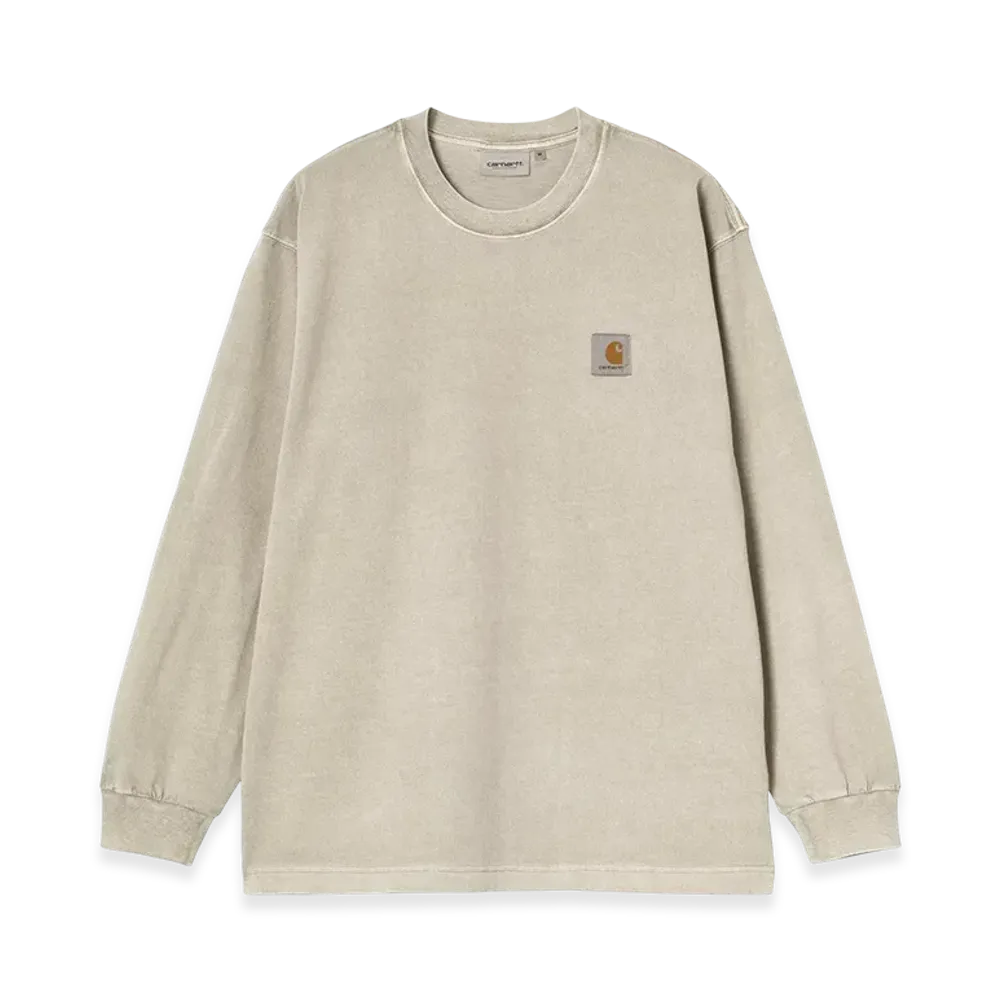 Carhartt WIP L/S Vista T-Shirt "Fleur De Sel(Garment Dyed)"
